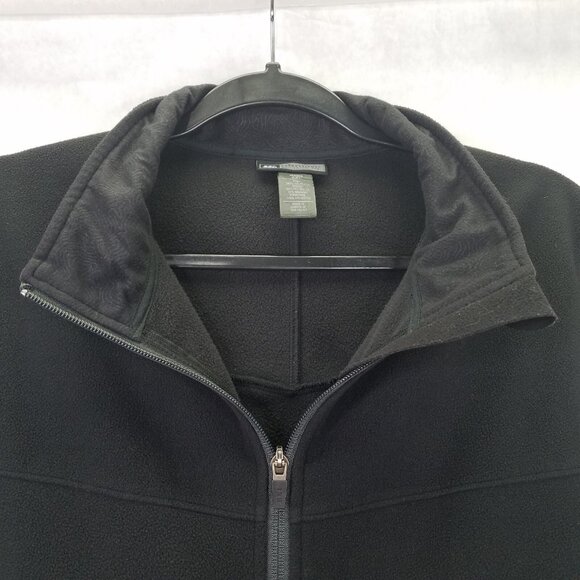 REI Polartec Vest Men's XXL Full Zip Fleece Outdoor Black Pockets Stretch Sides - Picture 2 of 16